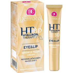 Dermacol Hyaluron Therapy 3D Remodelačný krém na oči a pery 15 ml