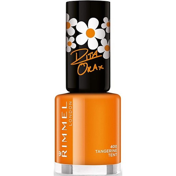 Rimmel London 60 sekund Nail Polish by Rita Ora lak na nechty 400 Tangerine Tent 8 ml