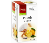 Apotheke Natur Pu-erh a citrón čaj napomáha v boji s nadváhou 20 x 1,8 g