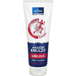 Alpa Sport Star Start hrejivá masážna emulzia pred výkonom, 210 ml