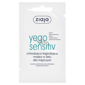 Ziaja Yego Men Sensitive pleťová gélová maska 7 ml