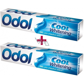 Odol Cool Whitening Gél zubná pasta s bieliacim účinkom 2 x 75 ml, duopack