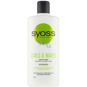 Syoss Curls & Waves kondicionér pre husté, hrubé alebo kučeravé vlasy 440 ml
