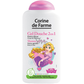 Corine de Farmu Disney Princezná 2v1 šampón na vlasy a sprchový gél pre deti 250 ml