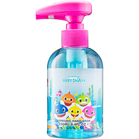 Pinkfong Baby Shark tekuté mydlo so zvukmi pre deti 250 ml