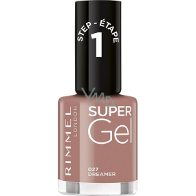 Rimmel London Super Gel lak na nechty 027 Dreamer 12 ml