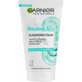 Garnier Skin Naturals Hyaluronic Aloe Foam Čistiaca pena pre normálnu pleť vrátane citlivej pleti 150 ml
