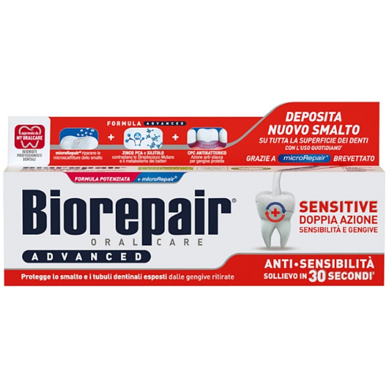 Biorepair Advanced Sensitive zubná pasta na citlivé zuby 75 ml