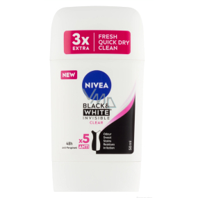 Nivea Black & White Invisible Clear Antiperspirant 50 ml