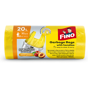 Fino vrecká na odpad s uchami, 20 L