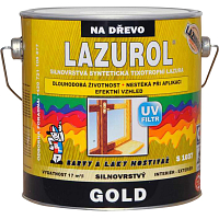Lazurol Gold S1037 silnovrstvá lazura na drevo T022 palisandr, 2,5 l