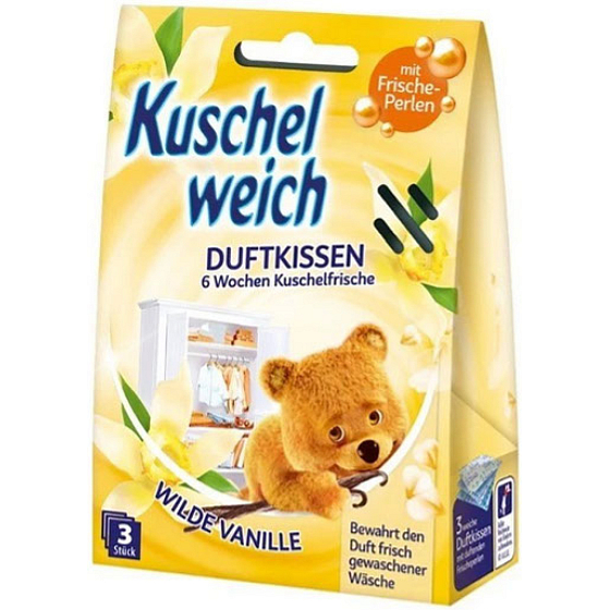 Kuschelweich vonné sáčky do skříně Divoká vanilka 3 ks