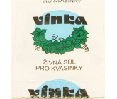 Vínka Živná soľ pre kvasinky 1,6 g