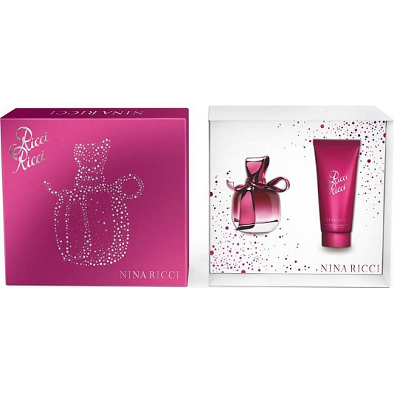 Nina Ricci Ricci Ricci parfumovaná voda pre ženy 50 ml + telové mlieko 100 ml, darčeková sada