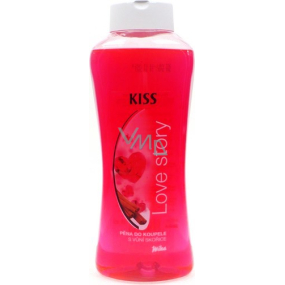 Mika Kiss Love Story s vôňou škorice pena do kúpeľa 1 l