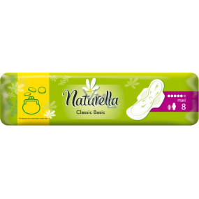 Naturella Classic Basic Maxi hygienické vložky 8 kusov