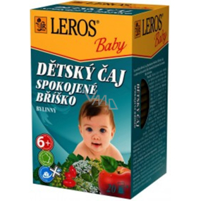 Leros Baby Spokojné bruško bylinný čaj pre deti 20 x 2 g
