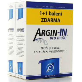 Argin-IN zlepšujú erekciu a sexuálnu výkonnosť pre mužov 90 toboliek + Argin-IN 90 kapsúl