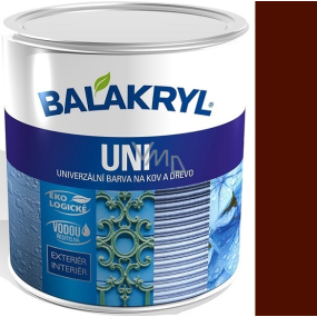 Balakryl Uni Mat 0240 Tmavo hnedý univerzálna farba na kov a drevo 700 g