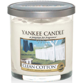 Yankee Candle Clean Cotton - Čistá bavlna vonná sviečka Décor malá 198 g