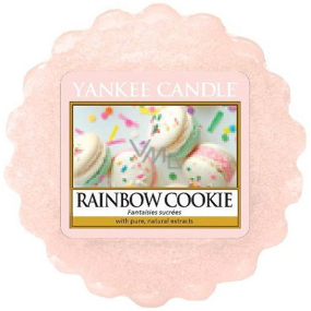Yankee Candle Rainbow Cookie - Dúhové makrónky vonný vosk do aromalampy 22 g