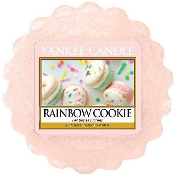 Yankee Candle Rainbow Cookie - Dúhové makrónky vonný vosk do aromalampy 22 g