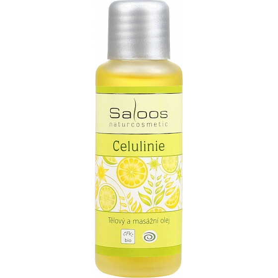Saloos Celulinie telový a masážny olej hojí, posilňuje lymfu 50 ml