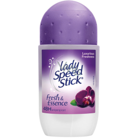 Lady Speed Stick Fresh & Essence Black Orchid guličkový antiperspirant dezodorant roll-on pre ženy 50 ml