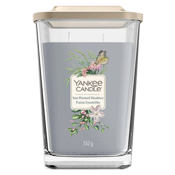 Yankee Candle Sun Warmed Meadows - Lúka prehriata slnkom sójová vonná sviečka Elevation veľká sklo 2 knôty 552 g