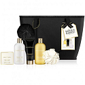 Baylis & Harding Sladká mandarínka a Grapefruit kúpeľové mlieko 300 ml + umývací gél 300 ml + toaletné mydlo 150 g + telové mlieko 130 ml + žinka + kabelka, kozmetická sada