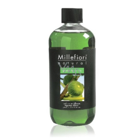 Millefiori Milano Natural Green Fig & Iris - Zelený figa a Kosatec Náplň difuzéra pre vonná steblá 500 ml