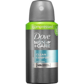 Dove Men + Care Clean Comfort 48h komprimovaný antiperspirant deodorant sprej 75 ml