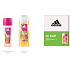 Adidas Get Ready! for Her parfumovaný dezodorant sklo pre ženy 75 ml + sprchový gél 250 ml, kozmetická sada