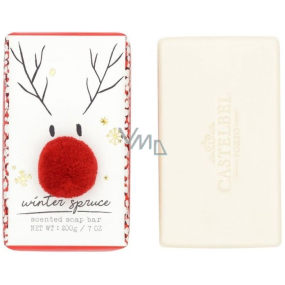 Castelbel Winter Spruce - Zimný smrek vianočné toaletné mydlo 200 g