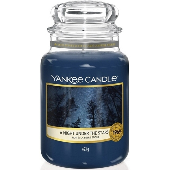 Yankee Candle A Night Under The Stars - Noc pod hviezdami vonná sviečka Classic veľká sklo 623 g