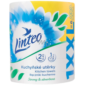 Kuchynské utierky Linteo XXL, dvojvrstvové, 100 % celulóza 60 m 1 kus