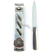 Nožnice na nechty 8 cm + kovový pilník 9 cm