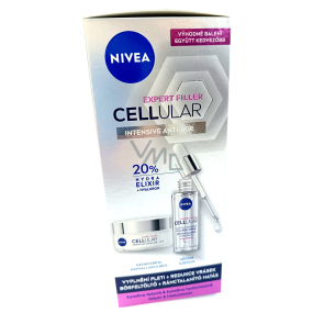 Nivea Cellular Expert Filler hyalurónové sérum pre všetky typy pleti 30 ml + OF15 denný krém proti starnutiu 50 ml, duopack