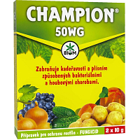 Fungicid Champion Biom 50WG prípravok na ochranu rastlín, 2x10 g