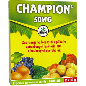 Fungicid Champion Biom 50WG prípravok na ochranu rastlín, 2x10 g