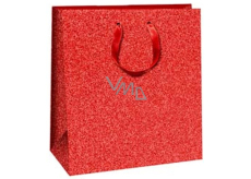 Ditipo Papierová darčeková taška 20 x 8 x 20 cm Červená