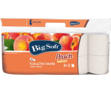 Parfumovaný toaletný papier Big Soft Peach Peach 200 kusov 2 vrstvy 10 roliek