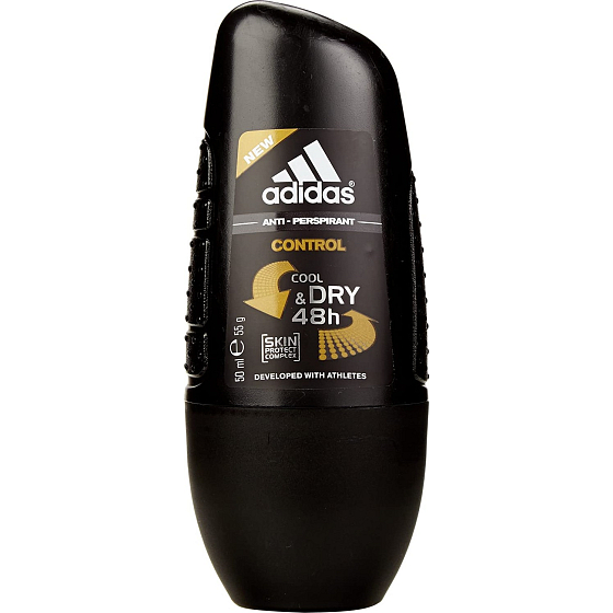Adidas Action 3 Control guličkový antiperspirant dezodorant roll-on pre mužov 50 ml