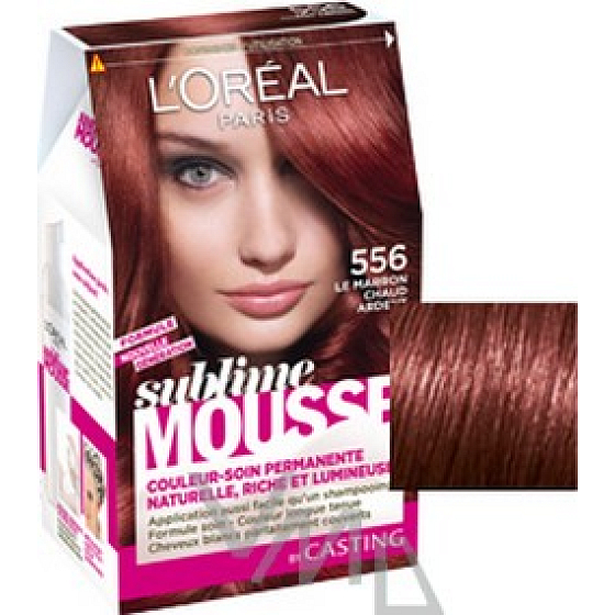 Loreal Paris Sublime Mousse farba na vlasy 556 vášnivá mahagónová
