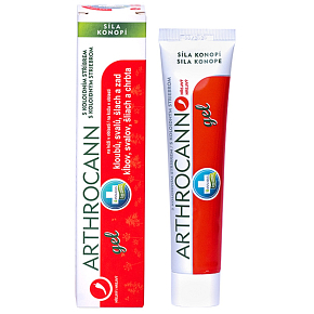 Annabis Arthrocann hrejivý konopný gél s koloidným striebrom na kĺby, šľachy, svaly a chrbát 75 ml