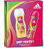 Adidas Get Ready! for Her dezodorant sprej 150 ml + sprchový gél 250 ml, darčeková sada
