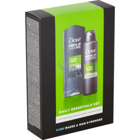 Dove Men + Care Extra Fresh sprchový gel 250 ml + antiperspirant sprej 150 ml, kozmetická sada