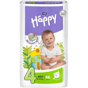 Bella Happy 4 Maxi 8-18 kg plienkové nohavičky 46 kusov