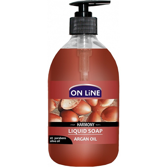 On Line Harmony Argan Oil tekuté mydlo s dávkovačom 500 ml