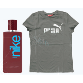 Nike Brown Man toaletná voda pre mužov 100 ml + Puma tričko pre mužov, darčeková sada